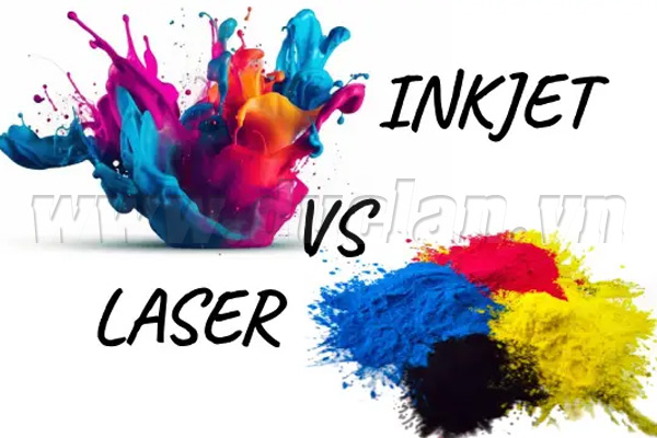 Suy nghĩ về cuộc chiến giữa máy in phun và máy in laser!