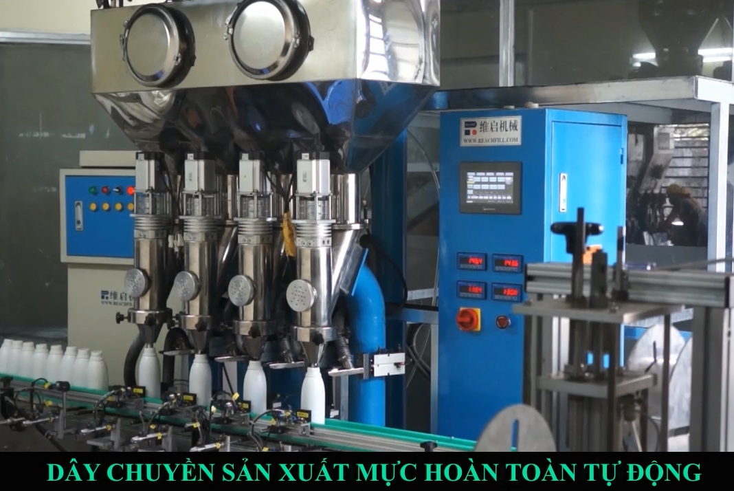 Dây chuyền sản xuất mực tự động của Công Ty Đức Lan